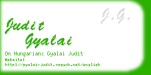 judit gyalai business card
